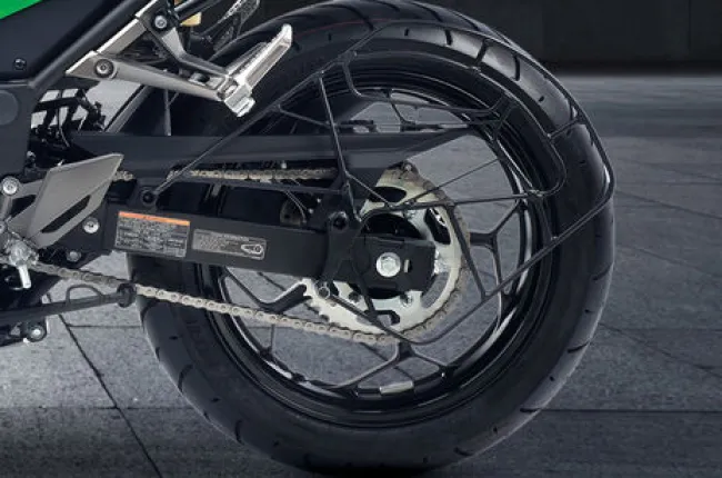 Ninja 300 Rear Tyre View