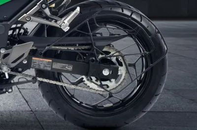 Ninja 300 Rear Tyre View