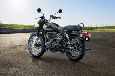 Bullet 350 Rear Left View