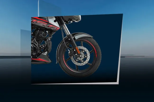 Pulsar 150 Front Tyre View