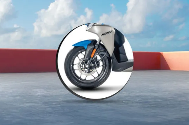 Xoom 125 Front Tyre View