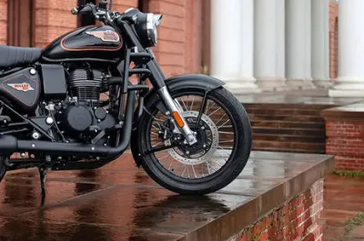 Bullet 350 Front Tyre View