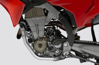 Desmo450 MX Engine (Left)