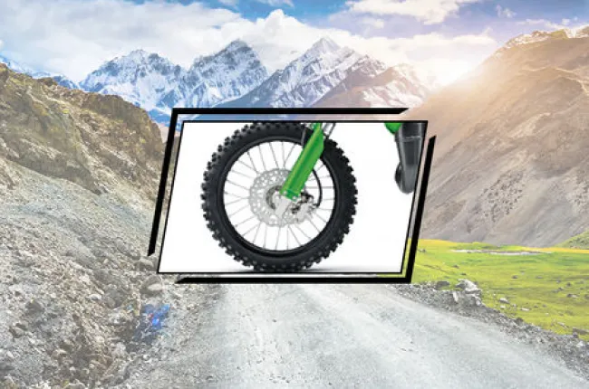 KX 85 Front Brake View