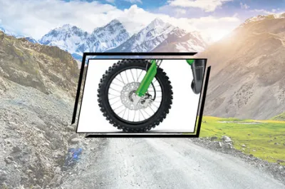 KX 85 Front Brake View