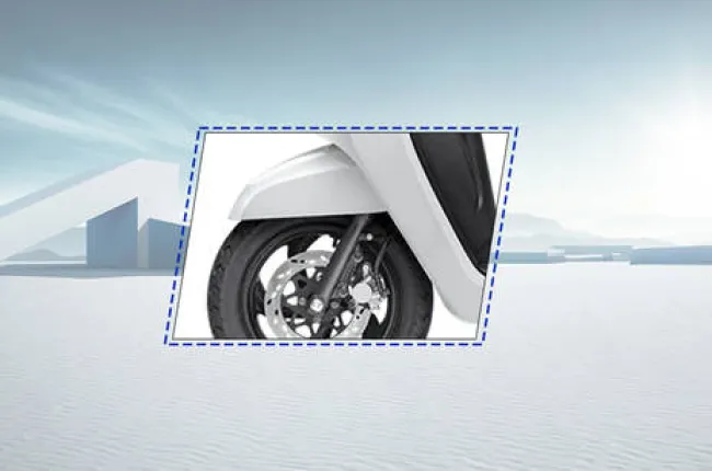 iQube Front Mudguard & Suspension