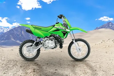 KLX110R L Side Profile View (Right)