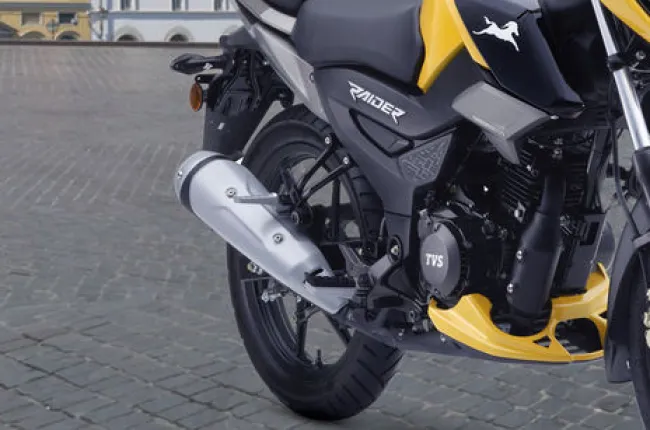 Raider Rear Tyre View