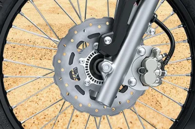 KLX230 Front Brake View