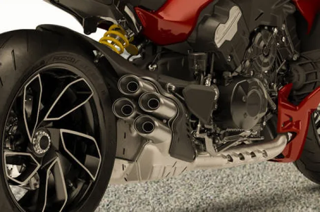 Diavel V4 Exhaust (Endcan)
