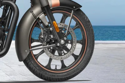Classic 350 Front Brake View
