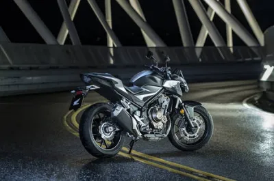 CB500F Rear Right Three Quarter View