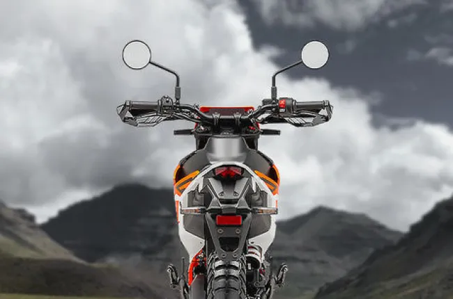 390 Enduro R Handle Bar View