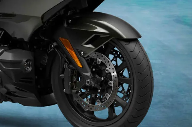 Gold Wing Front Brake View