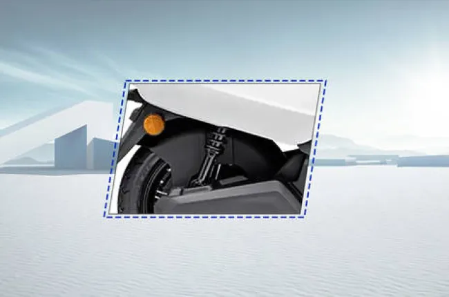 iQube Rear Suspension View