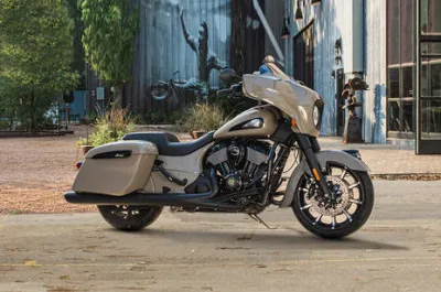 Chieftain Dark Horse Front Right Quarter View