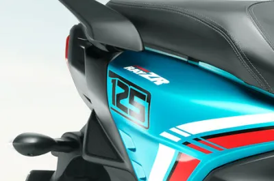 RayZR 125 Fi Hybrid Model Badge