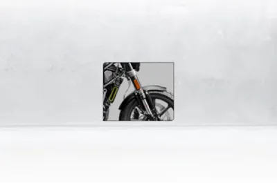 Svartpilen 201 Front Mudguard & Suspension