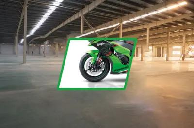 Ninja ZX-10R Front Tyre View