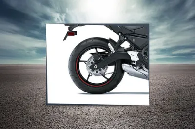 Z650 Rear Tyre View