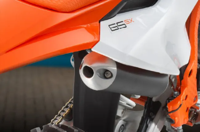 65 SX Exhaust View