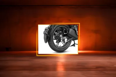 Xtreme 125R Rear Tyre View