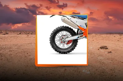 350 EXC-F Rear Tyre View