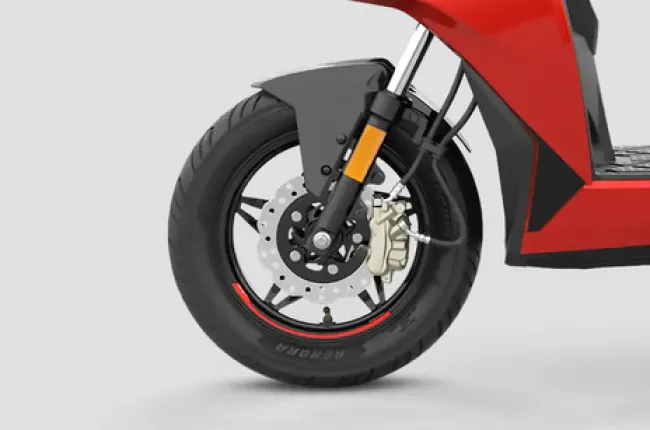 One Front Wheel