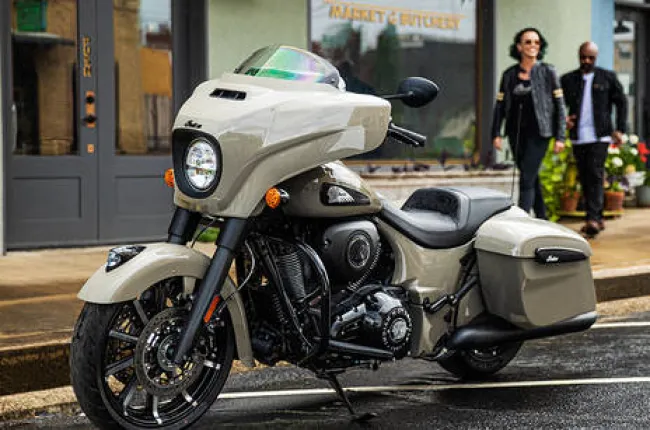 Chieftain Dark Horse Front Left Quarter View