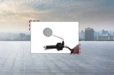 350 Rear View Mirror Glass
