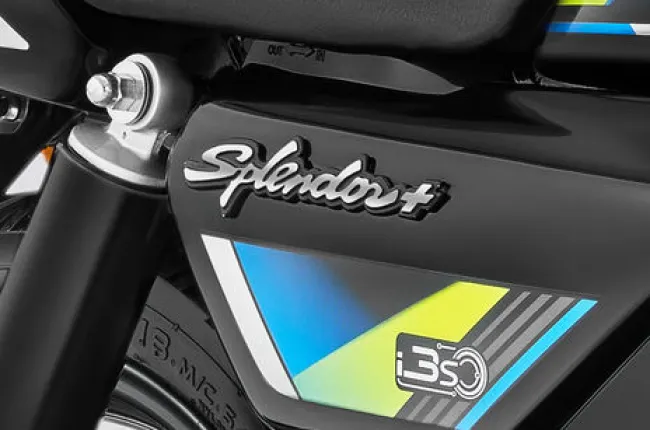 Splendor Plus Flex Fuel Model Badge