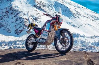 Himalayan Electric Front Right Quarter View