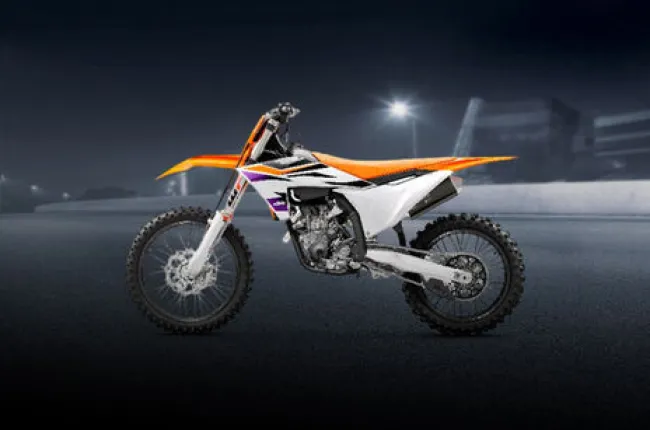 250 SX-F Side Profile View (Left)