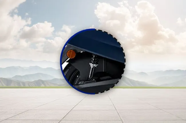 iQube ST Rear Suspension View