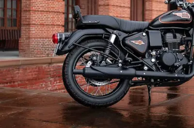 Bullet 350 Rear Tyre View