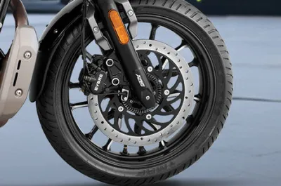 Mavrick 440 Front Brake View