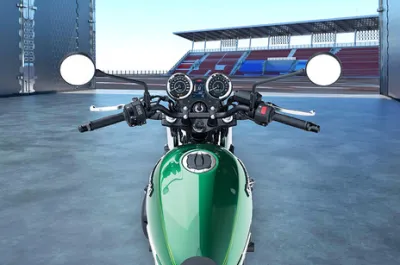 Z650RS Handle Bar View