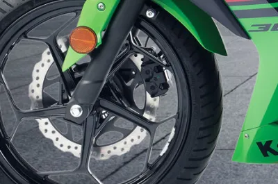 Ninja 300 Front Brake View