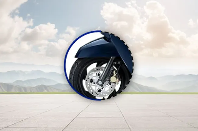 iQube ST Front Mudguard & Suspension