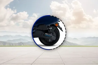 iQube ST Rear Tyre View