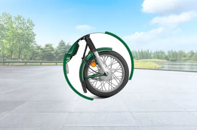 XL100 Front Mudguard