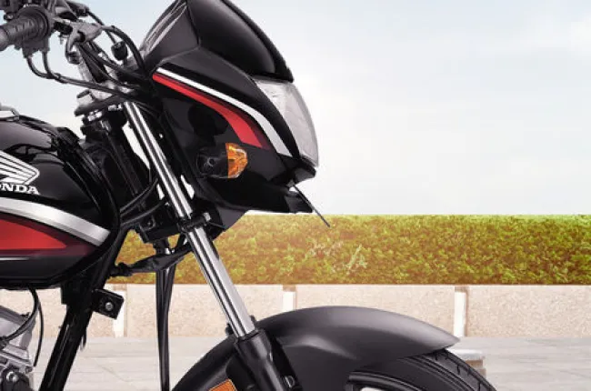 Shine 100 Front Suspension View