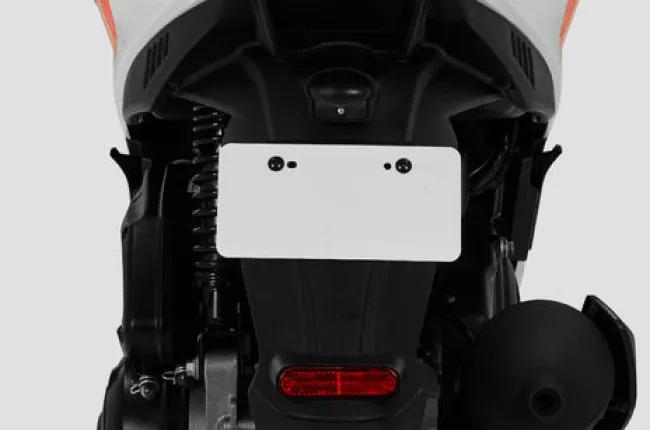 SXR GT 125 Rear Number Plate
