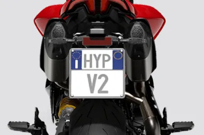 Hypermotard V2 Rear Number Plate