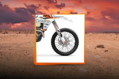 350 EXC-F Front Tyre View