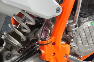 85 SX Rear Suspension View