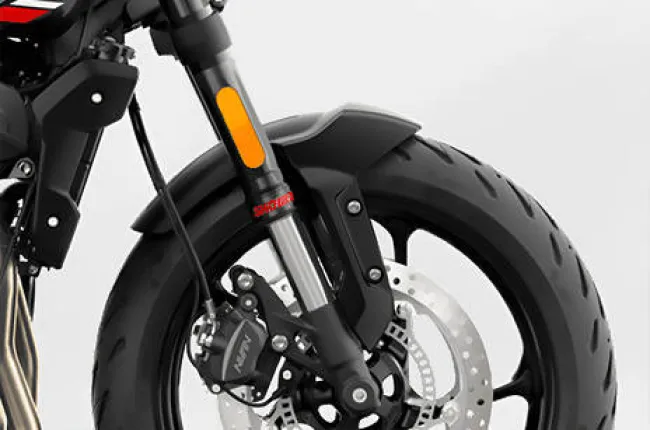 Trident 660 Front Suspension