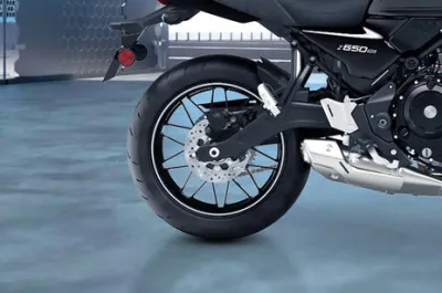 Z650RS Rear Tyre View